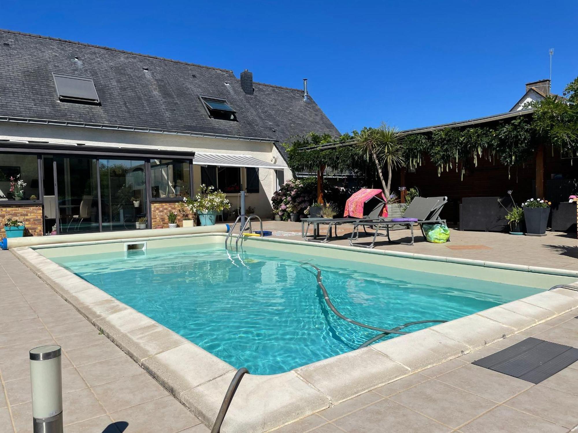 Maison Familiale Avec Piscine Chauffee, Proche Plages Et La Baule - Fr-1-306-1266 Villa Saint-Molf Eksteriør billede